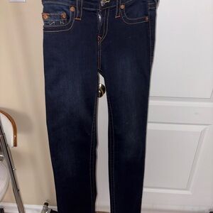 True Religion Women's Deep Indigo Skinny Jeans